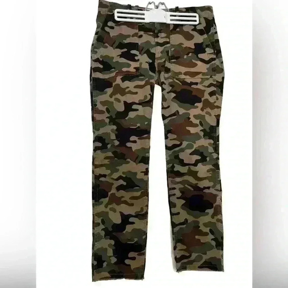 Nili Lotan Jenna Pants Coyote Brown Camouflage Size 4 - Picture 3 of 14